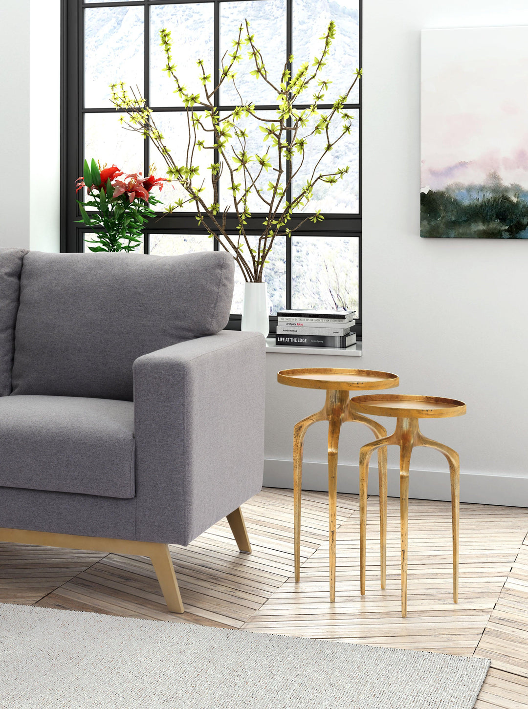 SwayLiving COMO ACCENT TABLE SET ACCENT TABLES