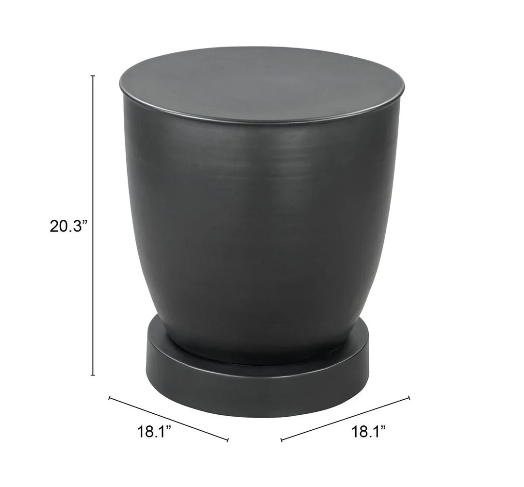 SwayLiving Baku Side Table Black ACCENT TABLES