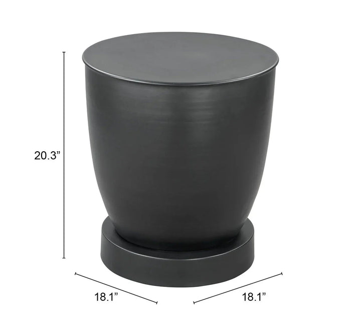 SwayLiving Baku Side Table Black ACCENT TABLES