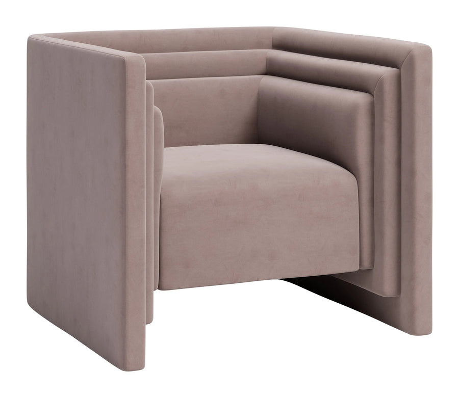 SwayLiving Trippel Armchair Taupe ACCENT + LOUNGE CHAIRS