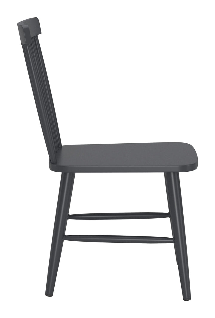 SwayLiving Zeilen Dining Chair (Set of 2) Black DINING CHAIRS
