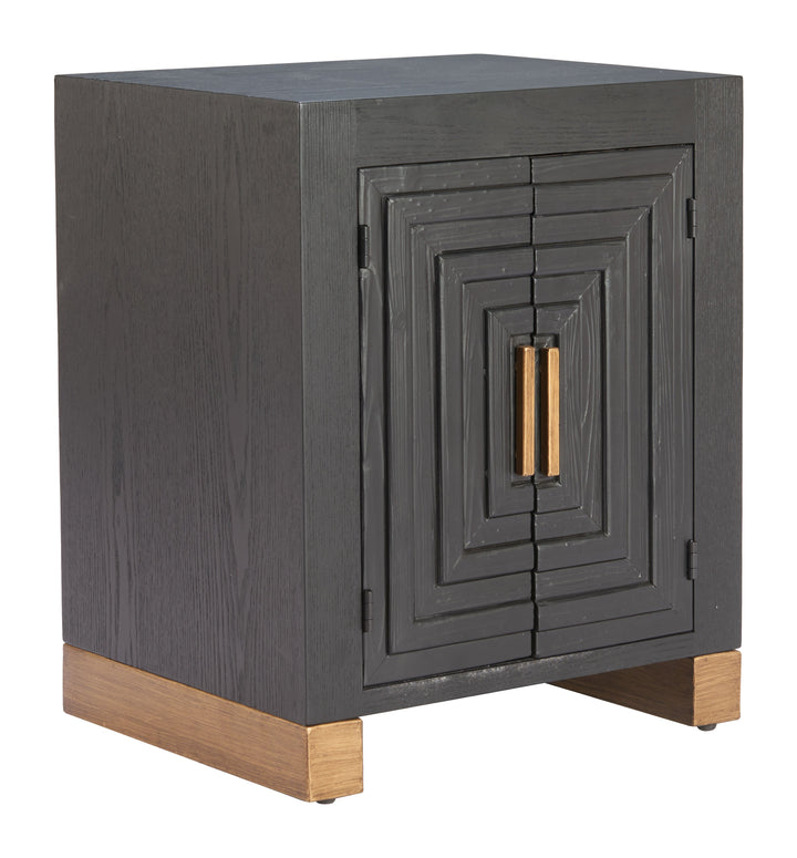 Trazo Side Table Black