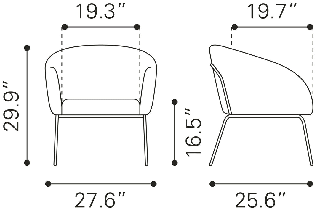 SwayLiving Quinten Accent Chair ACCENT + LOUNGE CHAIRS