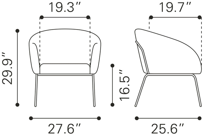 SwayLiving Quinten Accent Chair ACCENT + LOUNGE CHAIRS