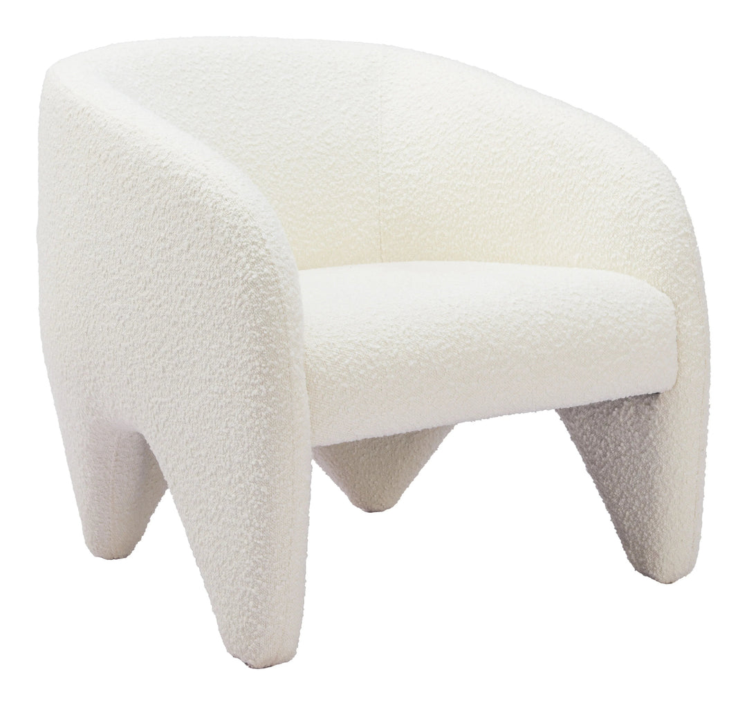 SwayLiving Lopta Accent Chair White ACCENT + LOUNGE CHAIRS
