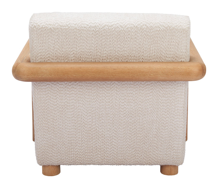 Subliem Accent Chair Cotton White