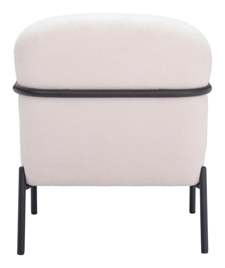 SwayLiving Chicago Accent Chair Ivory ACCENT + LOUNGE CHAIRS