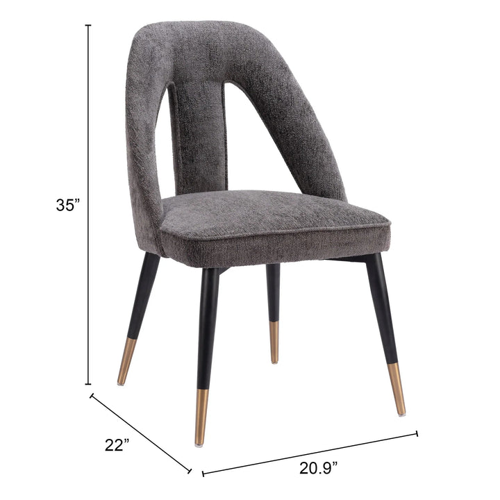 SwayLiving Artus Dining Chair Gray - Set of 2 DINING CHAIRS