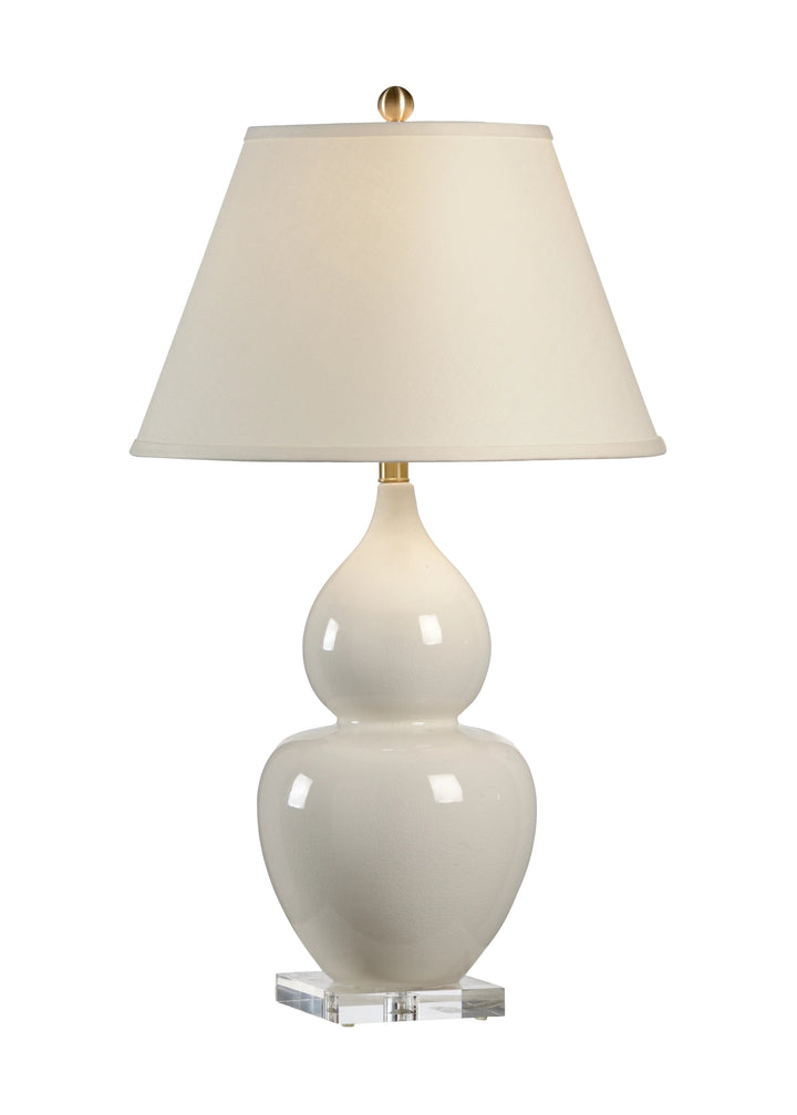 Cream Crackle Glaze/Clear