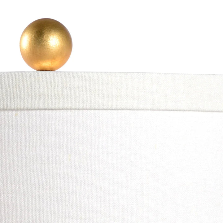 Blue/White Glaze/Antique Gold Leag