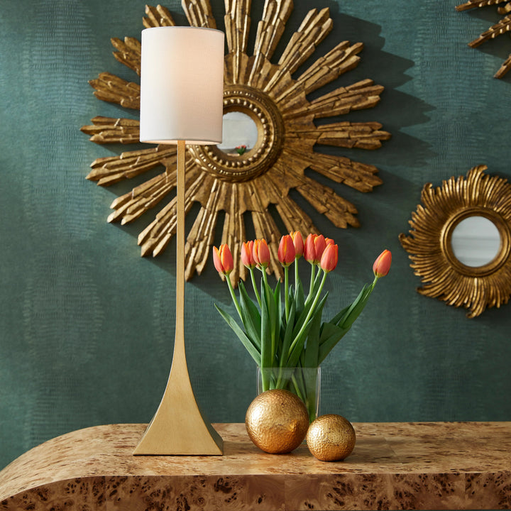 SwayLiving SwayLiving Gold Leaf Buffet Lamp