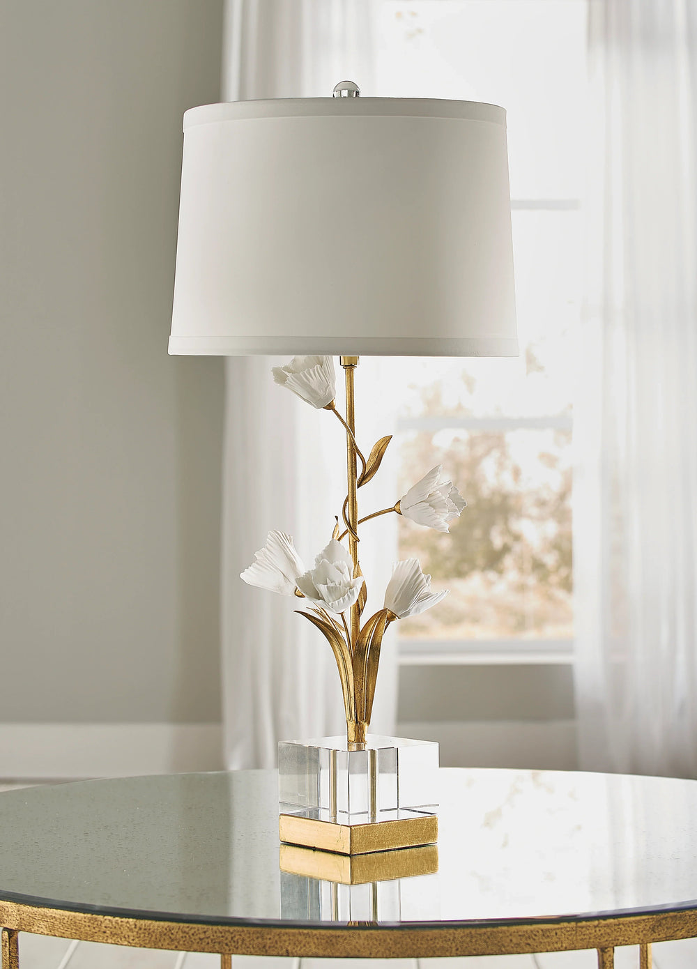 SwayLiving Large Tulip Lamp TABLE LAMPS