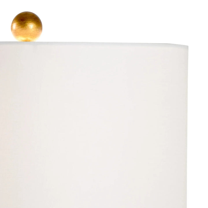 Green/White Glaze/Antique Gold Leaf
