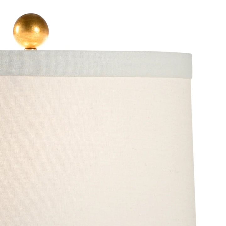 Green/White Glaze/Antique Gold Leaf