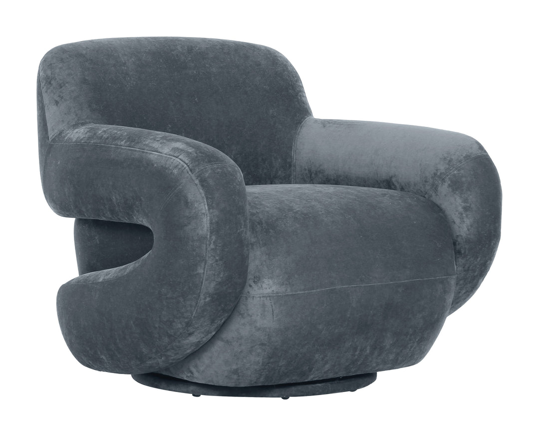 Boble Swivel Chair Storm Gray
