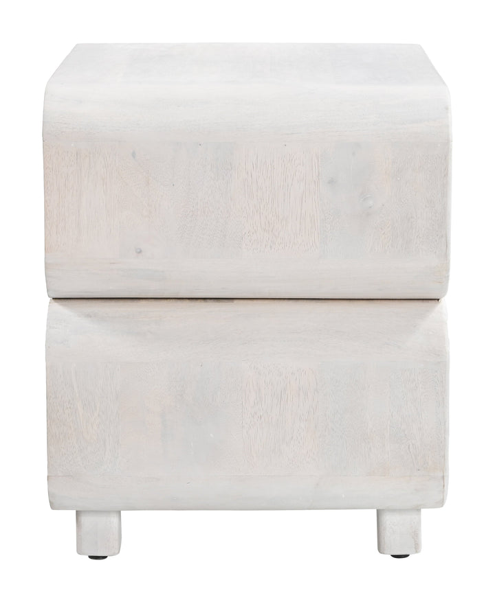Miro Nightstand Whitewashed