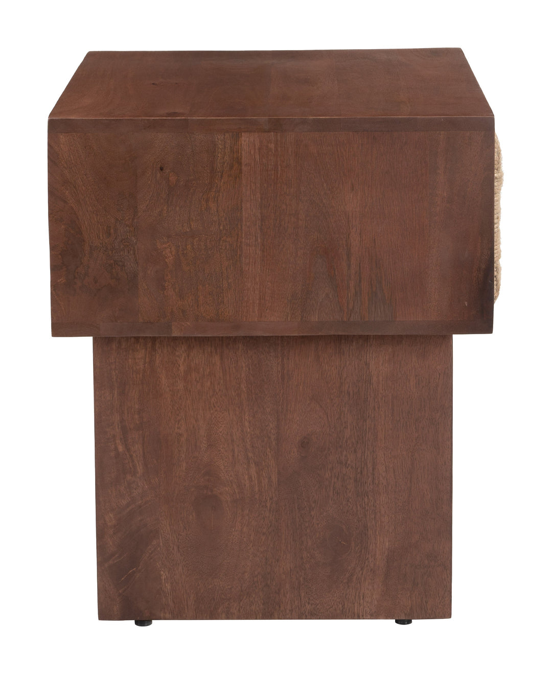 Amaria Nightstand Natural & Walnut