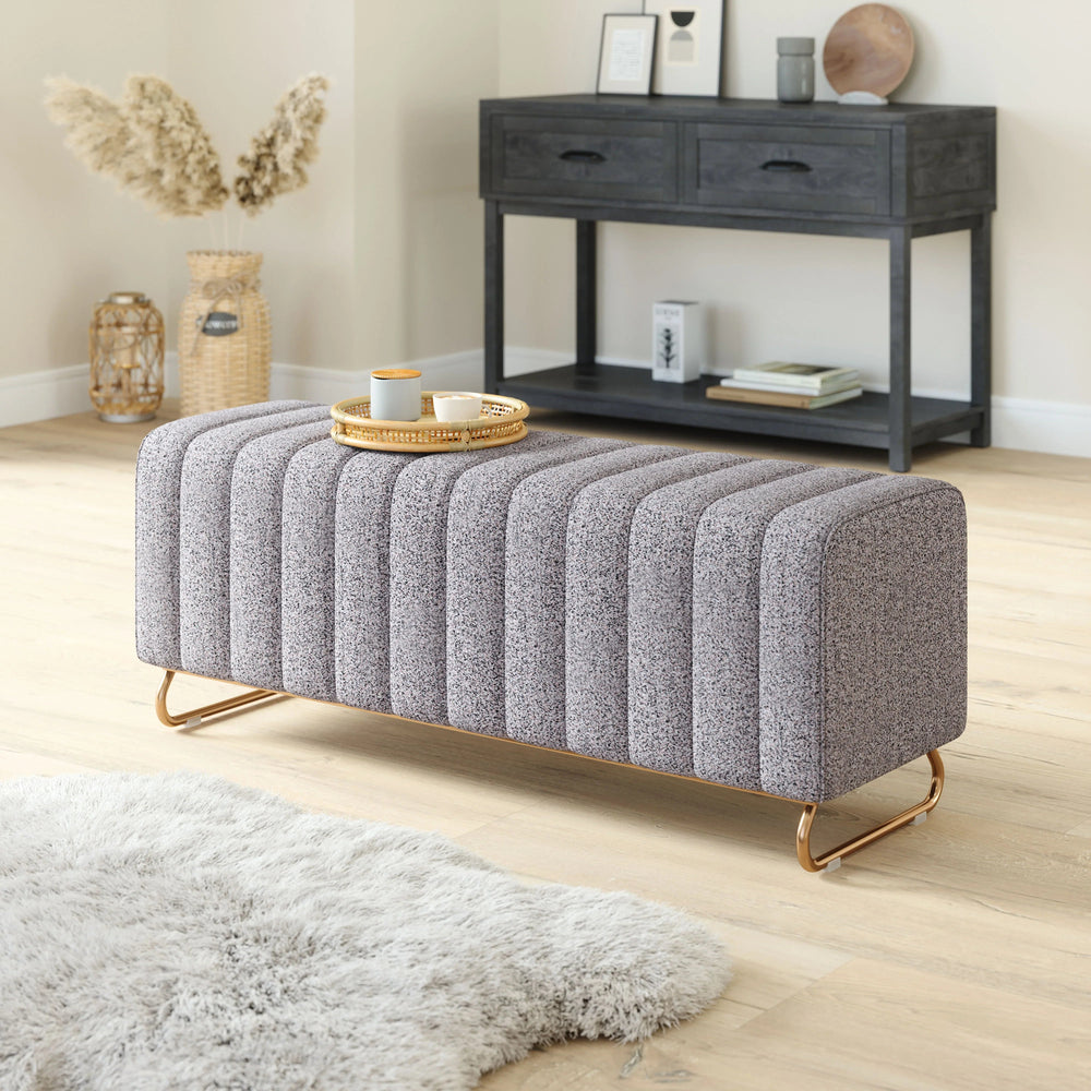 SwayLiving Pender Bench Stone Gray BENCHES