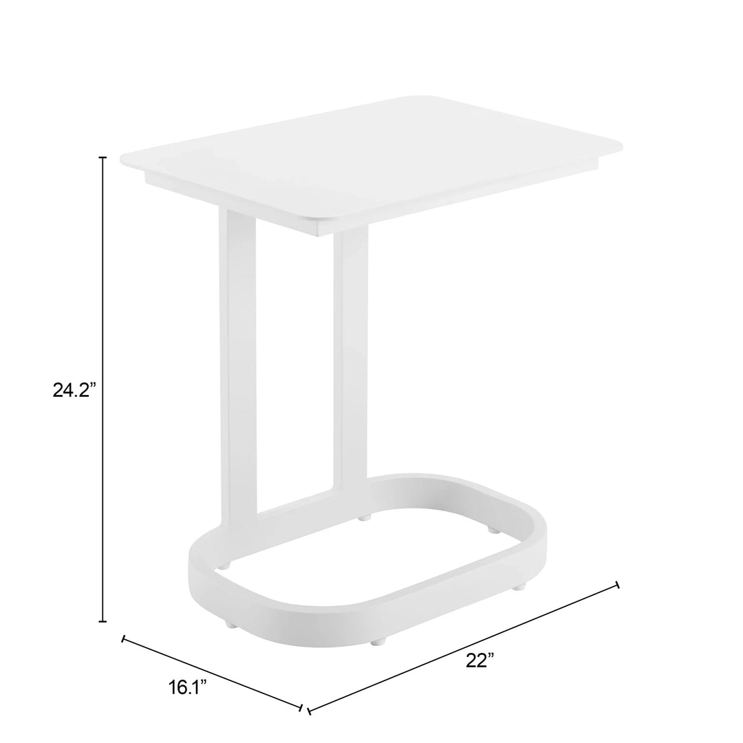 SwayLiving Friss End Table White ACCENT TABLES