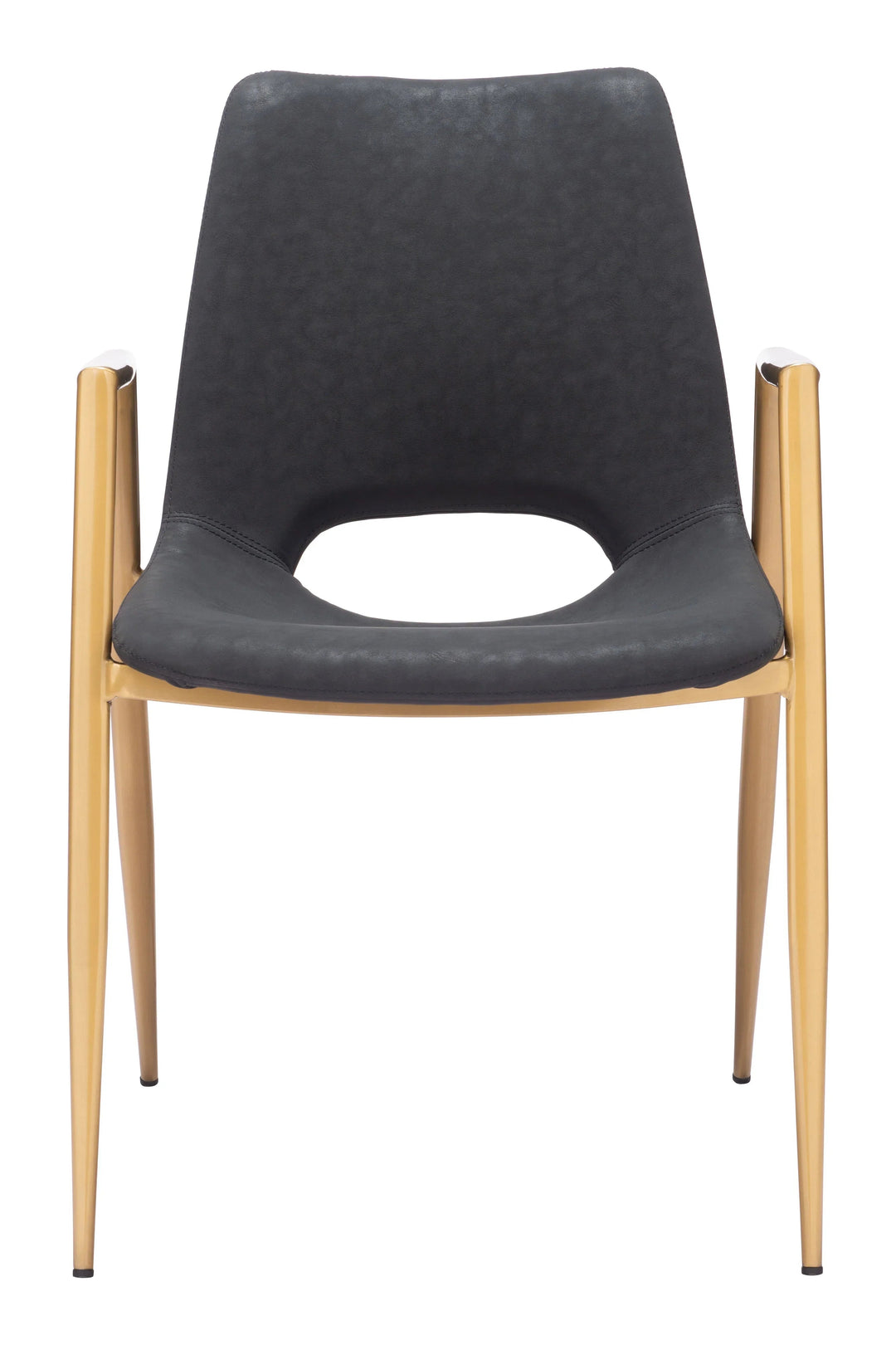 SwayLiving Desi Dining Chair (Set of 2) Black & Gold DINING CHAIRS