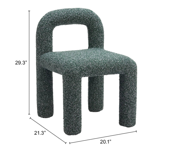 SwayLiving Arum Dining Chair (Set of 2) Snowy Green DINING CHAIRS