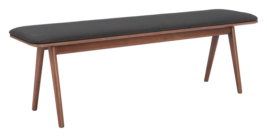 SwayLiving Kazwali Bench Black & Walnut BENCHES