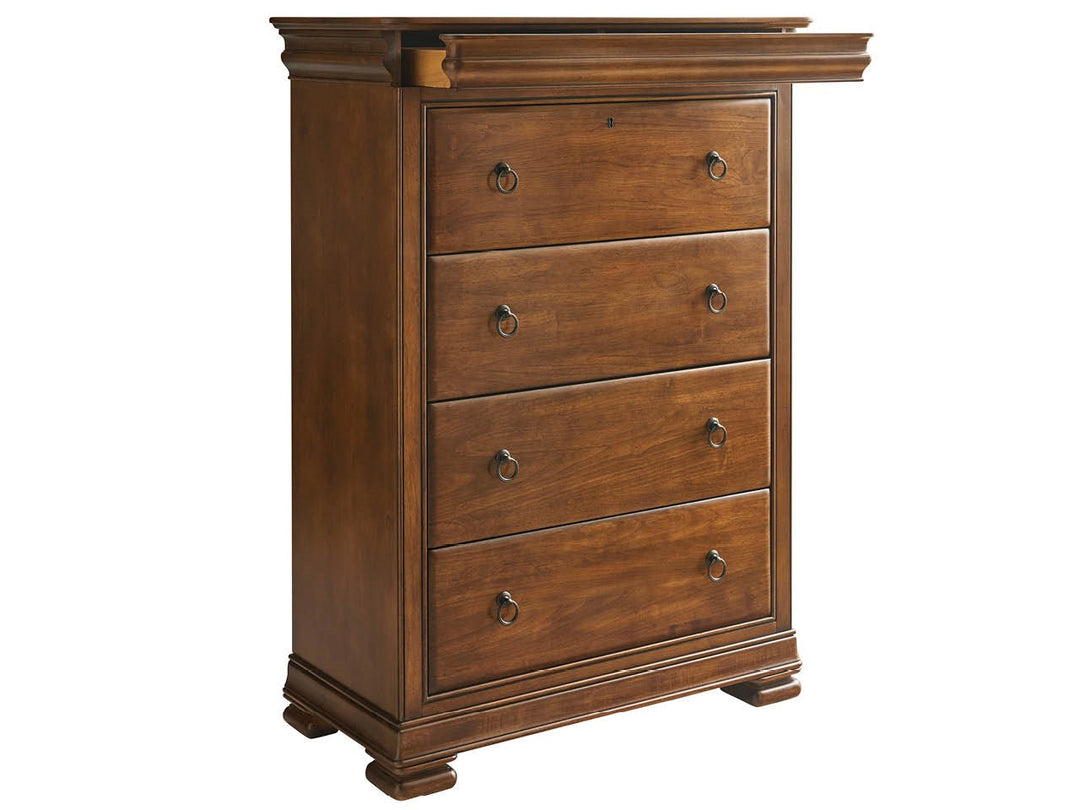 SwayLiving SwayLiving New Lou Drawer Chest Cognac