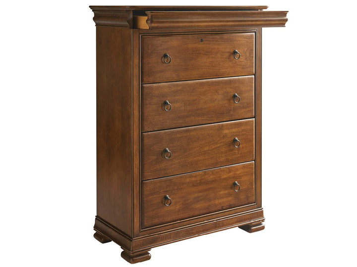 SwayLiving SwayLiving New Lou Drawer Chest Cognac