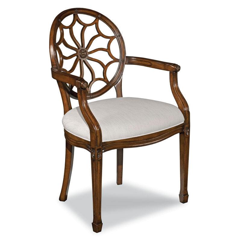 SwayLiving Hepplewhite Arm Chair - Set of 2 DINING CHAIRS