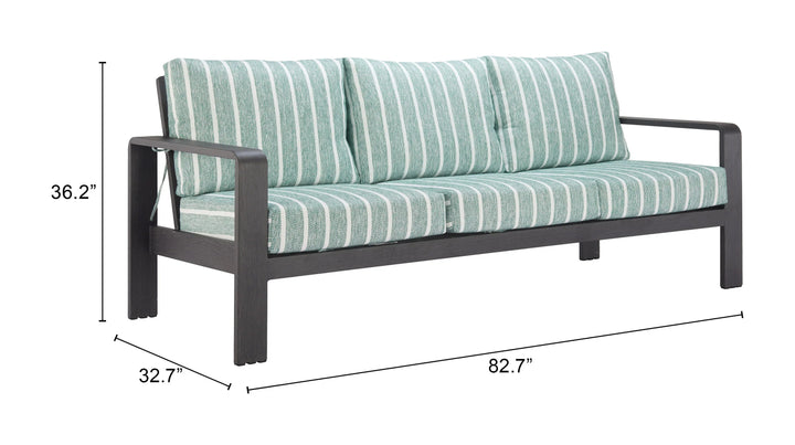 SwayLiving Rolig Sofa Green OUTDOOR SOFAS + SECTIONALS