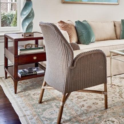 SwayLiving Woven Arm Chair - Set of 2 DINING CHAIRS