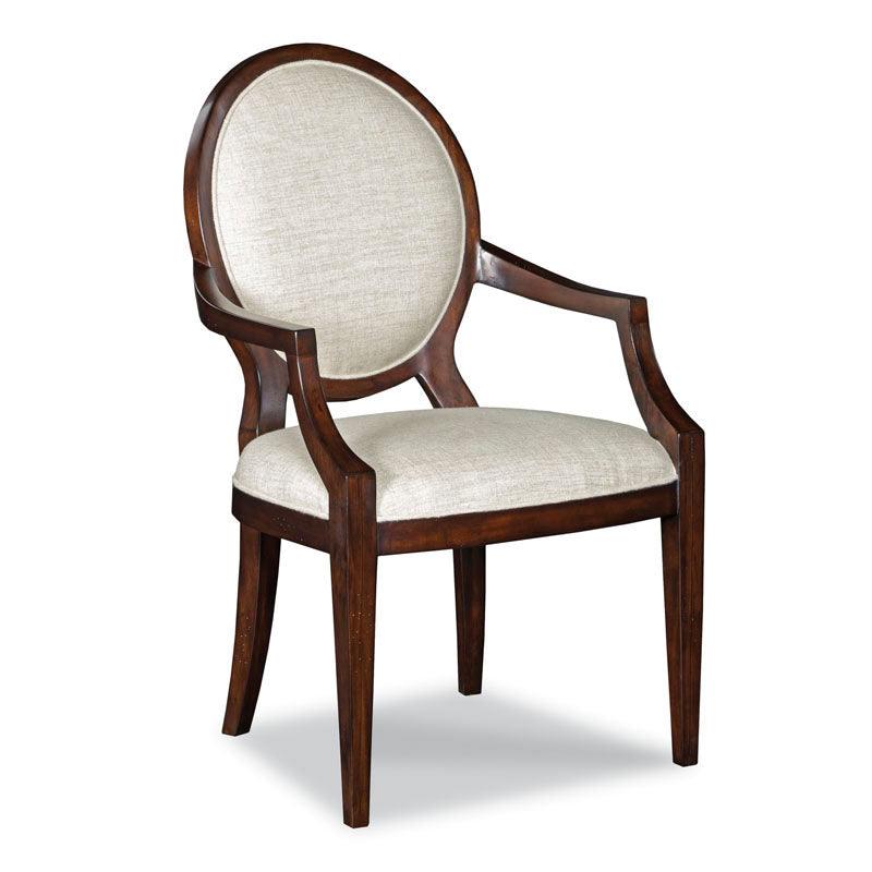 SwayLiving Oval Back Arm Chair - Set of 2 DINING CHAIRS