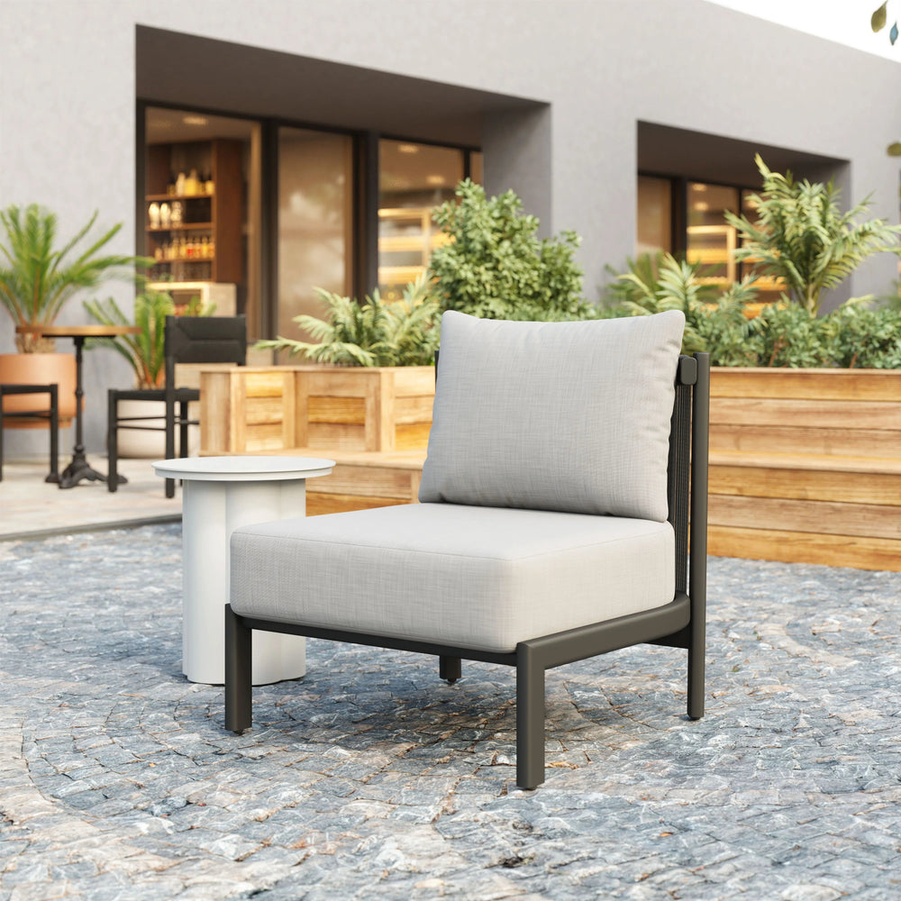 SwayLiving Horizon Accent Chair Gray OUTDOOR CHAISE LOUNGES