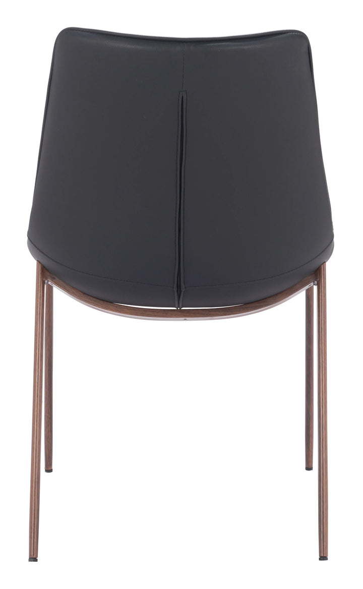 SwayLiving Magnus Dining Chair (Set of 2) Black & Walnut DINING CHAIRS