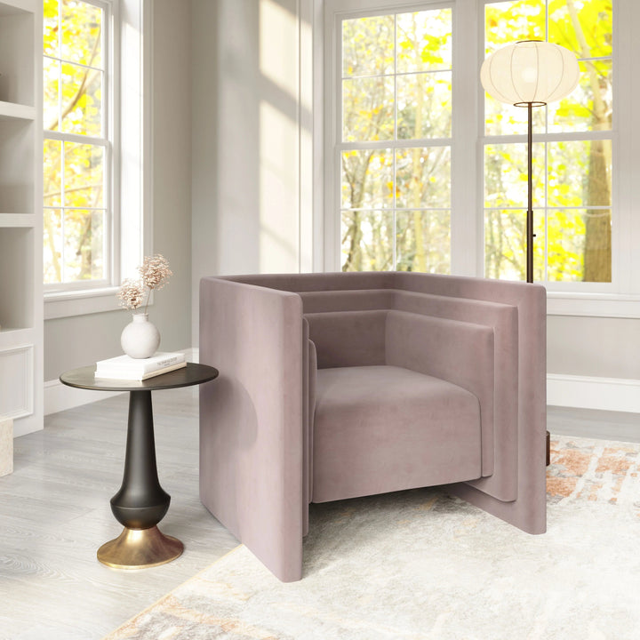 SwayLiving Trippel Armchair Taupe ACCENT + LOUNGE CHAIRS