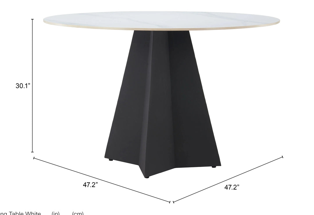 SwayLiving Izar Dining Table White DINING TABLES