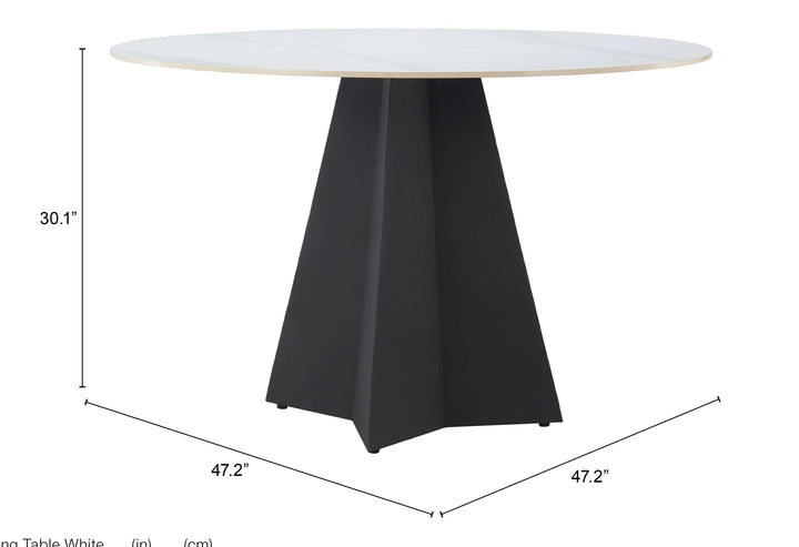 SwayLiving Izar Dining Table White DINING TABLES