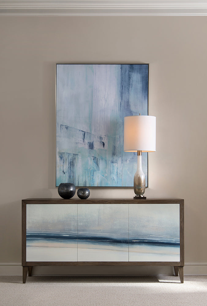 Handblown Golden Table Lamp