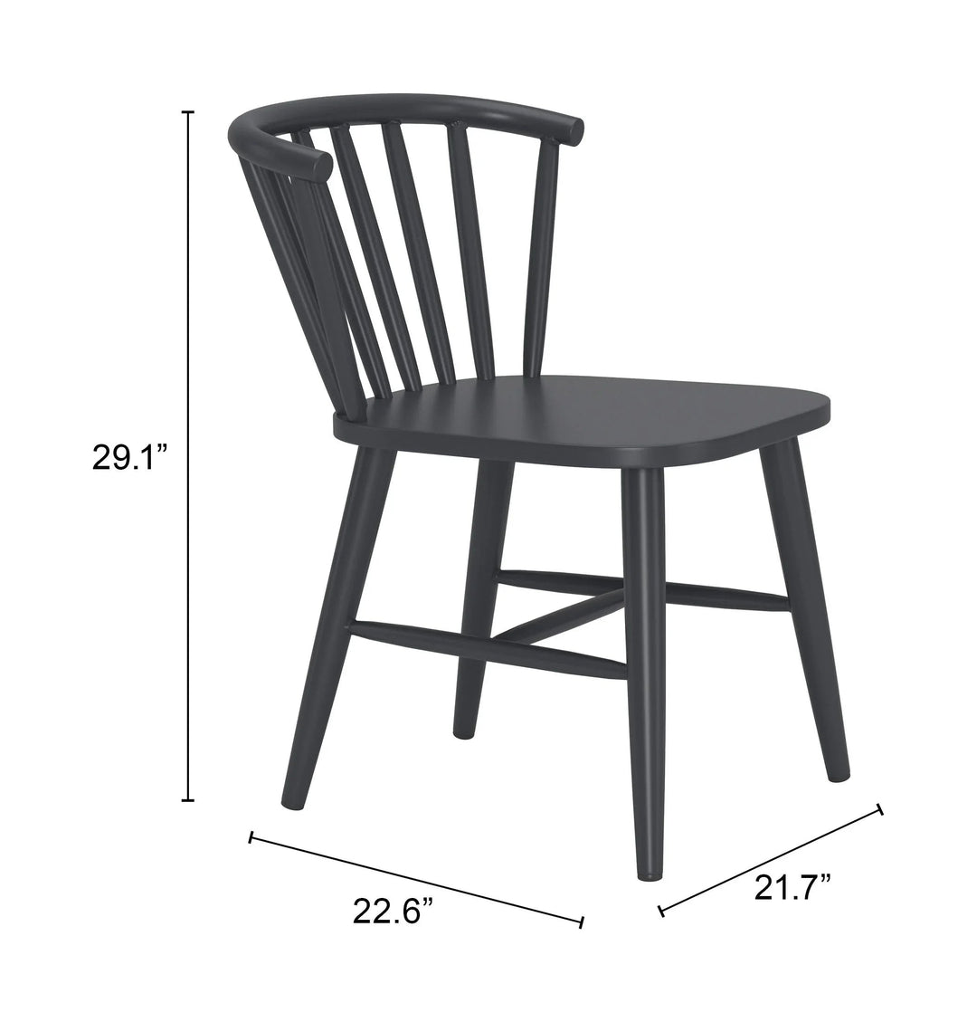 SwayLiving Shio Dining Chair Black - Set of 2 DINING CHAIRS