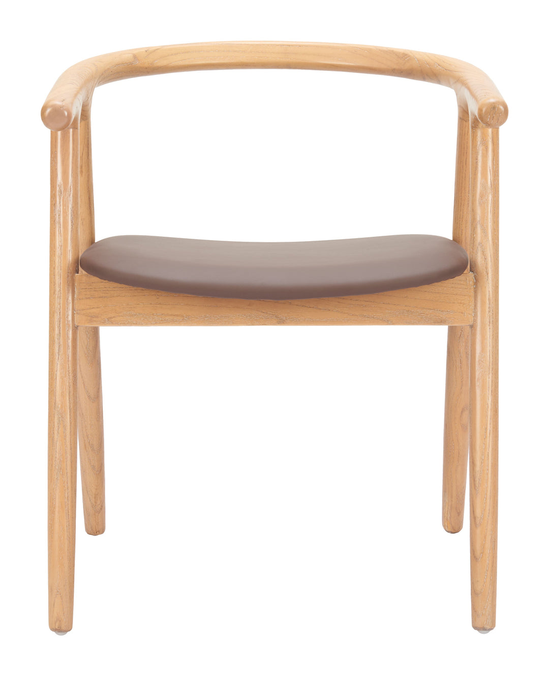 Peker Dining Chair (Set of 2) Brown & Natural
