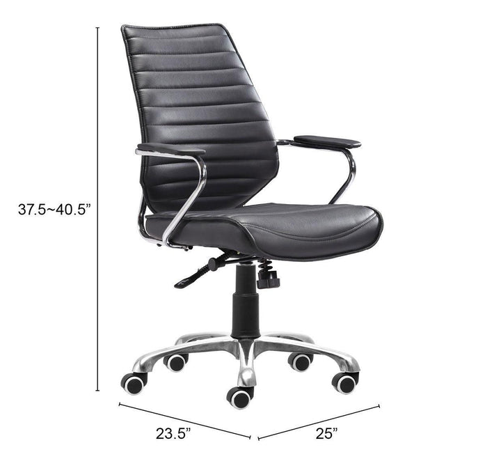 SwayLiving ENTERPRISE LOW BACK OFFICE CHAIR OFFICE CHAIRS