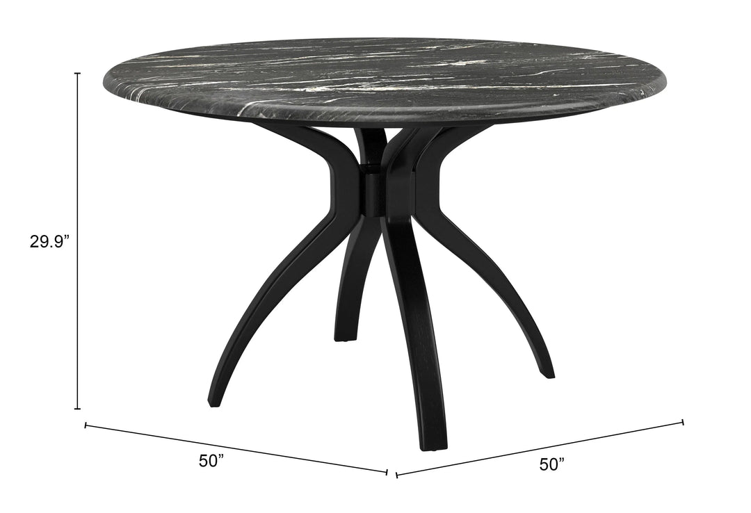 SwayLiving Sumay Dining Table Black DINING TABLES