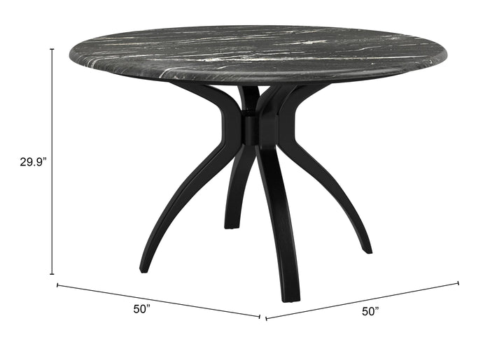 SwayLiving Sumay Dining Table Black DINING TABLES