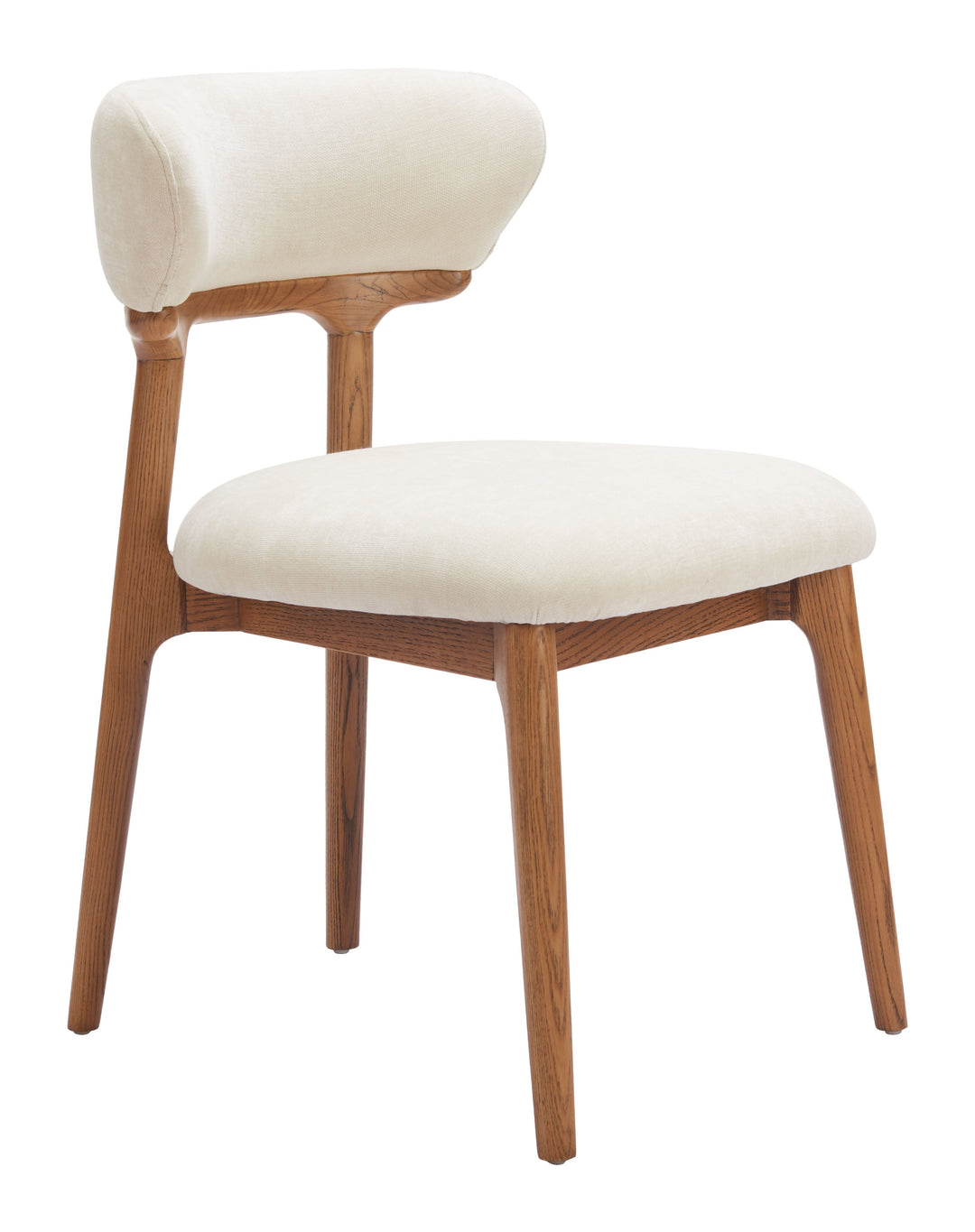 Cedar Dining Chair (Set of 2) White & Walnut