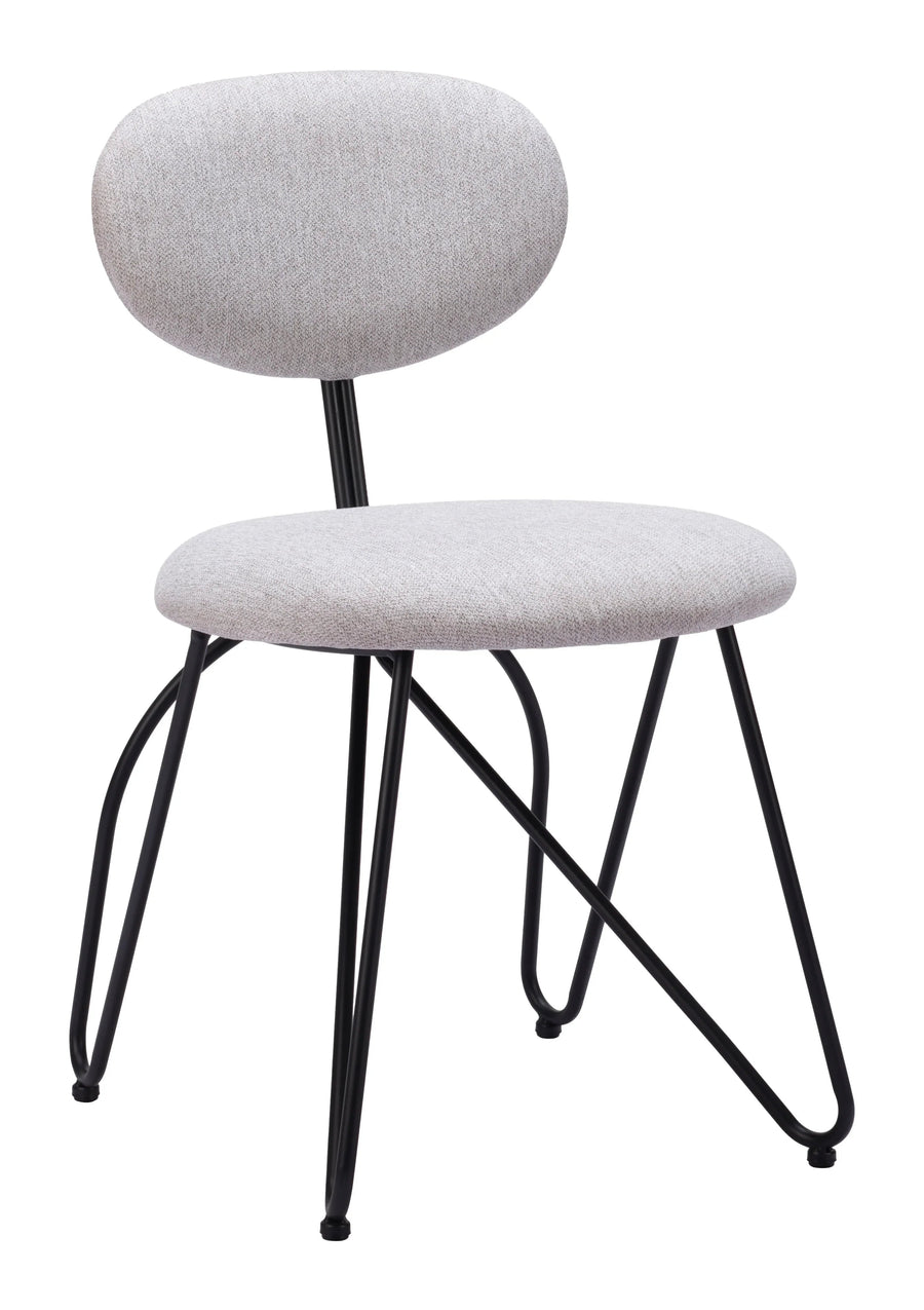 SwayLiving Novi Dining Chair (Set of 2) Dove Gray DINING CHAIRS