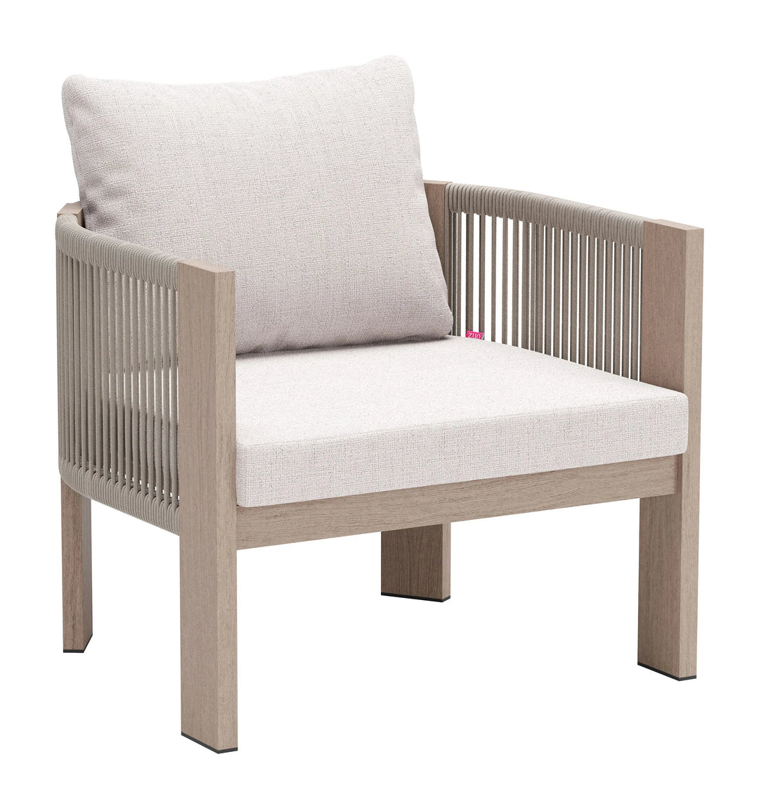 SwayLiving Rebel Accent Chair Beige OUTDOOR CHAISE LOUNGES
