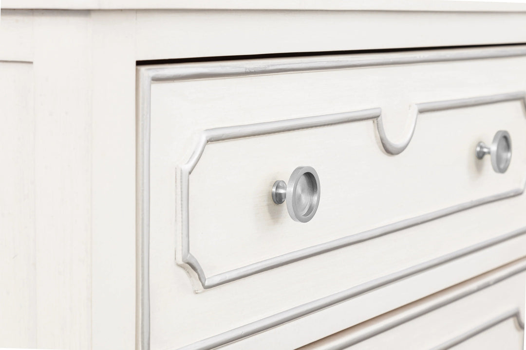 Walnut Solids and Veneers, Antique Pewter
