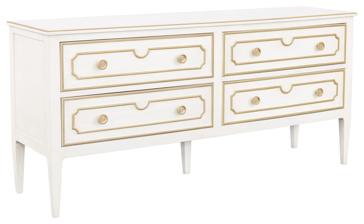Walnut Solids and Veneers, Antique Gold