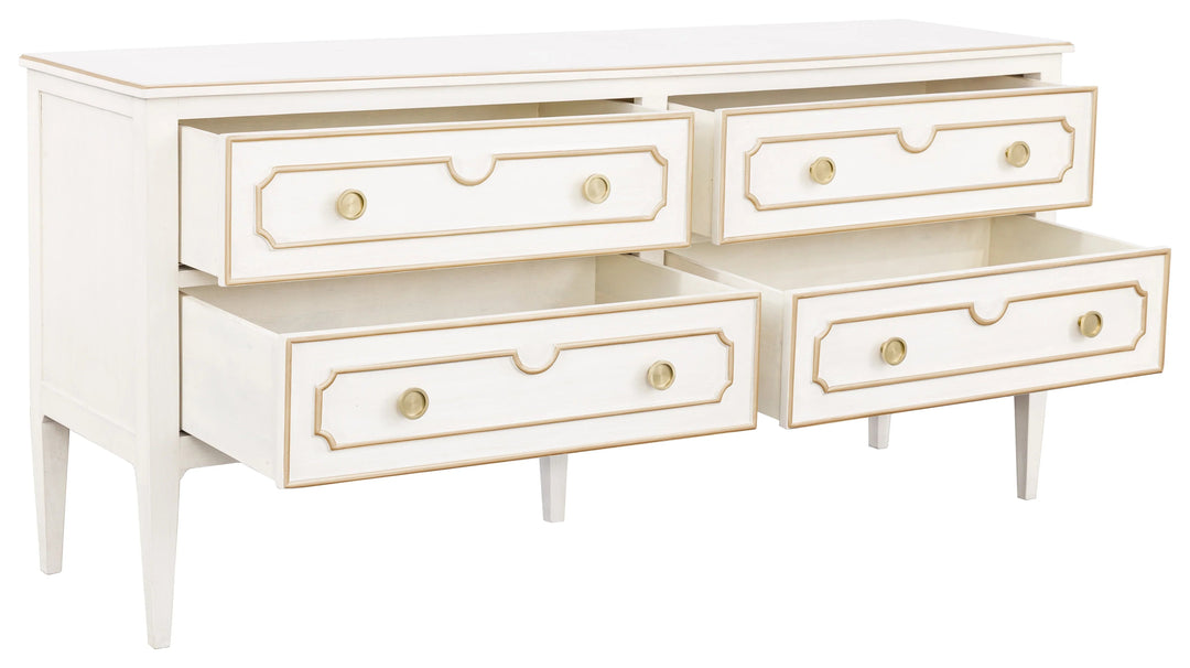 Walnut Solids and Veneers, Antique Gold