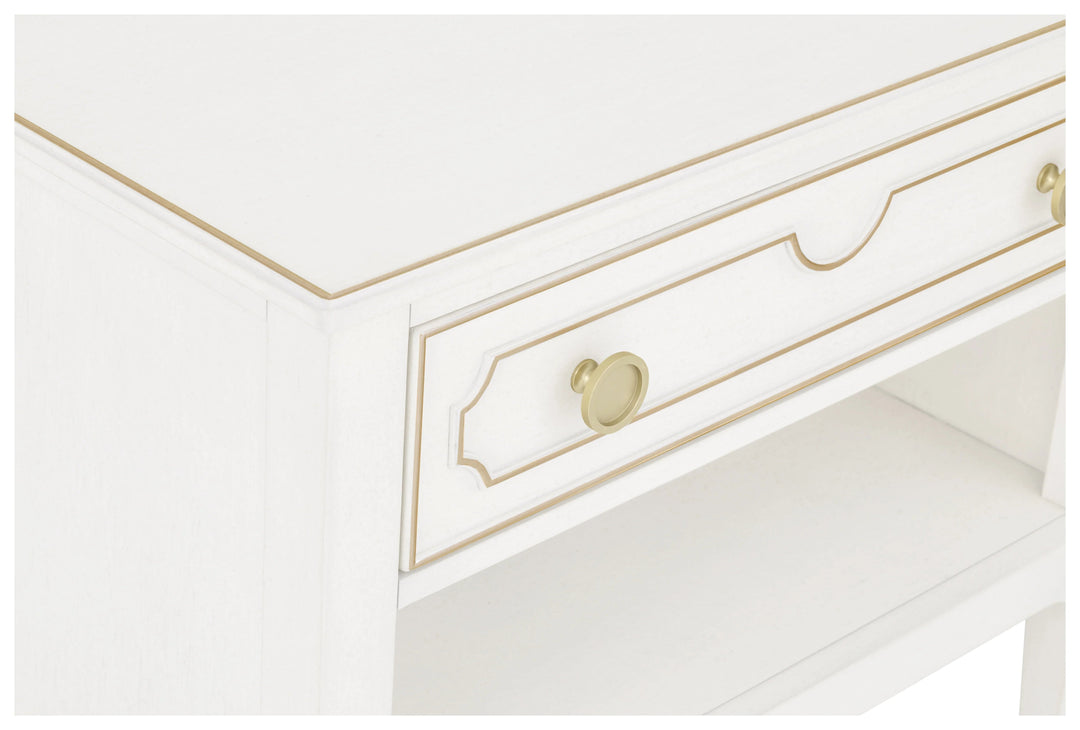 Walnut Solids and Veneers, Antique Gold